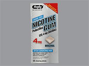 NICOTINE GUM 4MG 50/BOX