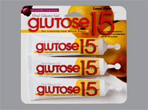 GLUTOSE 15 LEMON GEL 37.5GM 3/PKG