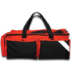 CASE EMT TRAUMA BAG W/SUPPLIES RED
