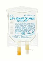 SODIUM CHLORIDE BAG 0.9% 50ML 80/CASE
